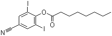 辛酰碘苯腈分子结构 (CAS 3861-47-0)