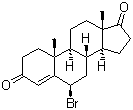 6-溴雄酮分子结构 (CAS 38632-00-7)