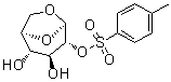 1,6-脱水-beta-D-吡喃葡萄糖 2-(4-甲基苯磺酸酯)分子结构 (CAS 3868-05-1)