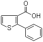 2-苯基-3-噻吩甲酸分子结构 (CAS 38695-73-7)