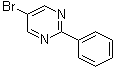5-溴-2-苯基嘧啶分子结构 (CAS 38696-20-7)