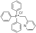 2-皮考基三苯基鏻氯化物分子结构 (CAS 38700-15-1)