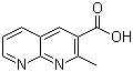 2-甲基-1,8-萘啶-3-羧酸分子结构 (CAS 387350-60-9)
