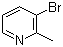 2-甲基-3-溴吡啶分子结构 (CAS 38749-79-0)