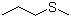 Methyl n-propyl sulfide molecular structure (CAS 3877-15-4)