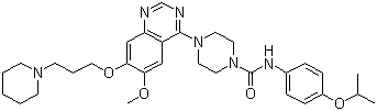 坦度替尼分子结构 (CAS 387867-13-2)