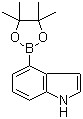 Indole-4-boronic acid pinacol ester molecular structure (CAS 388116-27-6)