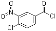 4-氯-3-硝基苯甲酰氯分子结构 (CAS 38818-50-7)
