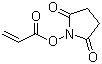 N-丙烯酰氧基琥珀酰亚胺分子结构 (CAS 38862-24-7)