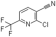 2-Chloro-6-(trifluoromethyl)nicotinonitrile molecular structure (CAS 389117-37-7)
