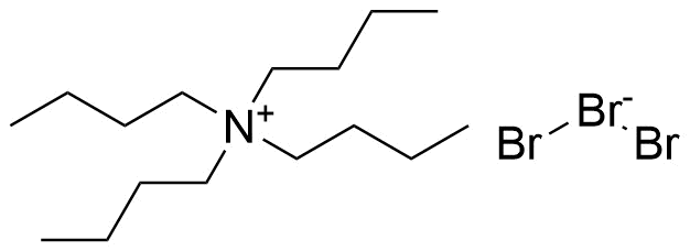 四丁基三溴化铵分子结构 (CAS 38932-80-8)