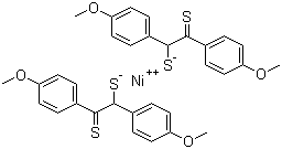 双[4,4'-二甲氧基-alpha,alpha'-二苯乙烯二硫醇(2-)]镍分子结构 (CAS 38951-97-2)