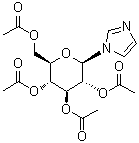 1-(2,3,4,6-四-O-乙酰基-beta-D-吡喃葡萄糖基)咪唑分子结构 (CAS 38953-70-7)