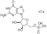 鸟苷酸钙分子结构 (CAS 38966-30-2)