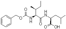 N-[N-[苄氧羰基]-L-异亮氨酰]-L-亮氨酸分子结构 (CAS 38972-95-1)