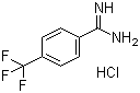 4-三氟甲基苯脒盐酸盐分子结构 (CAS 38980-96-0)