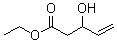 3-羟基-4-戊烯酸乙酯分子结构 (CAS 38996-01-9)