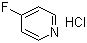 4-氟吡啶盐酸盐分子结构 (CAS 39160-31-1)