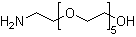 17-氨基-3,6,9,12,15-五氧杂十七烷醇分子结构 (CAS 39160-70-8)