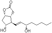 科立前列内酯二醇分子结构 (CAS 39182-59-7)