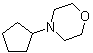 structure of CAS# 39198-78-2, N-Cyclopentylmorpholine;4-Cyclopentylmorpholine