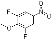 2,6-二氟-4-硝基苯甲醚分子结构 (CAS 392-25-6)