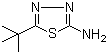2-氨基-5-叔丁基-1,3,4-噻二唑分子结构 (CAS 39222-73-6)