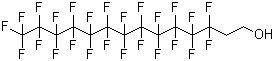 结构式 CAS# 39239-77-5, 1,1,2,2-四氢全氟十四醇