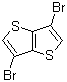 3,6-二溴噻吩并[3,2-b]噻吩分子结构 (CAS 392662-65-6)