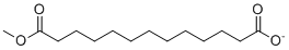 13-甲氧基-13-氧代十三烷酸酯分子结构 (CAS 3927-59-1)
