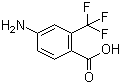 4-氨基-2-三氟甲基苯甲酸分子结构 (CAS 393-06-6)