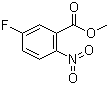 5-氟-2-硝基苯甲酸甲酯分子结构 (CAS 393-85-1)