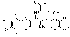 棕霉素分子结构 (CAS 3930-19-6)