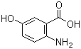 5-羟基-2-氨基苯甲酸分子结构 (CAS 394-31-0)