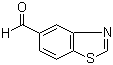 1,3-苯并噻唑-5-甲醛分子结构 (CAS 394223-38-2)