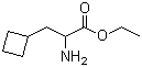 2-氨基-3-环丁基丙酸乙酯分子结构 (CAS 394735-17-2)