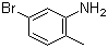 5-溴-2-甲基苯胺分子结构 (CAS 39478-78-9)