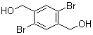 2,5-二溴-1,4-苯二甲醇分子结构 (CAS 395059-21-9)