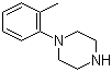 1-(2-甲基苯基)哌嗪分子结构 (CAS 39512-51-1)