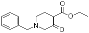 Ethyl 1-benzyl-3-oxopiperidine-4-carboxylate molecular structure (CAS 39514-19-7)