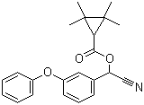 甲氰菊酯分子结构 (CAS 39515-41-8)