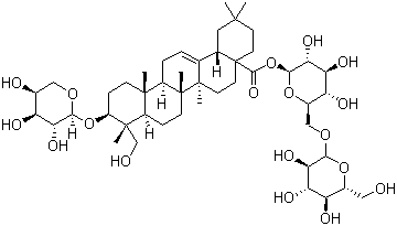 木通皂苷 D分子结构 (CAS 39524-08-8)