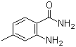 2-Amino-4-methylbenzamide molecular structure (CAS 39549-79-6)