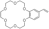 4-乙烯基苯并-18-冠醚-6分子结构 (CAS 39557-71-6)