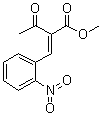 2-(2'-硝基苄亚基)乙酰乙酸甲酯分子结构 (CAS 39562-27-1)