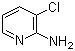 3-氯-2-氨基吡啶分子结构 (CAS 39620-04-7)