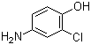2-氯-4-氨基苯酚分子结构 (CAS 3964-52-1)