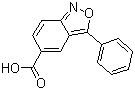 3-苯基苯并[c]异恶唑-5-甲酸分子结构 (CAS 39695-71-1)