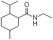 N-乙基-5-甲基-2-(1-甲基乙基)环己甲酰胺分子结构 (CAS 39711-79-0)