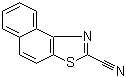 萘并[1,2-d]噻唑-2-甲腈分子结构 (CAS 39785-46-1)